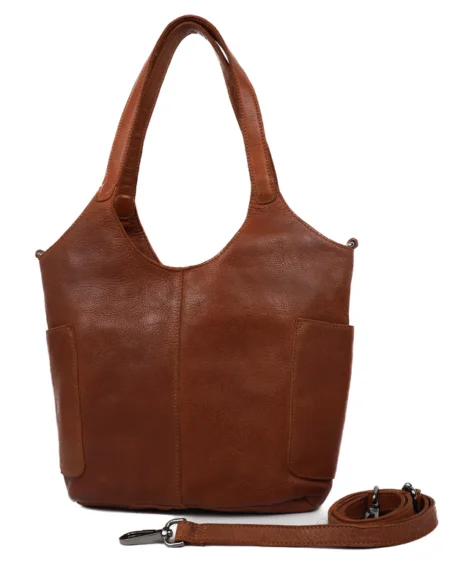 Bear Design Shoppertje /schoudertas 'Diede' MJ 0119 - Cognac